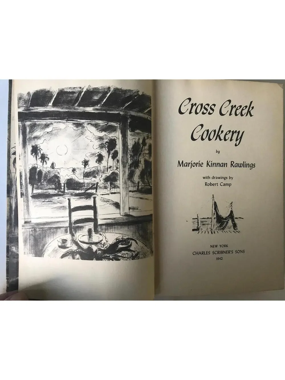 Cross Creek Cookery Cookbook, Marjorie Kinnan Rawlings, 1942 First Edition